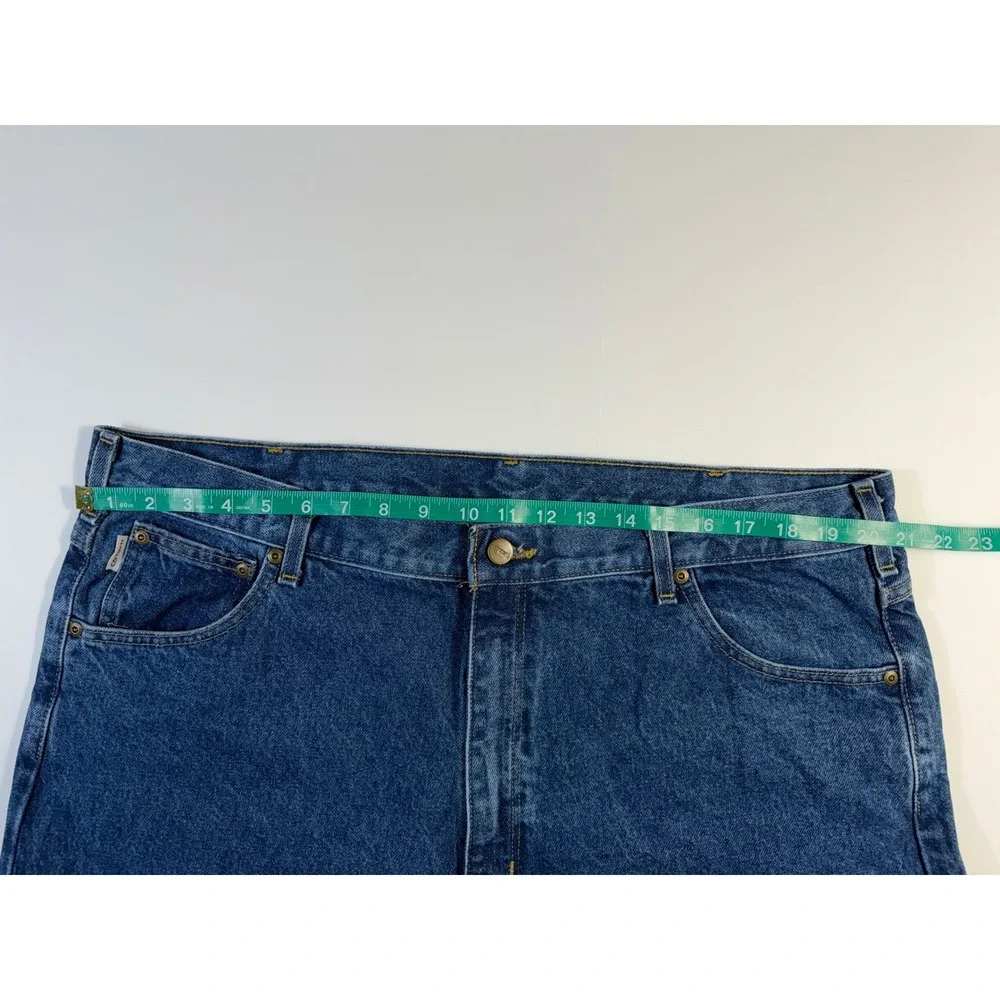 Carhartt B17 DST Jeans Mens 42x34 Relaxed Fit Tapered Dark Stone Workwear